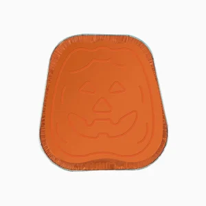 Bandeja Aluminio 25.5 x 24 cm Forma Calabaza