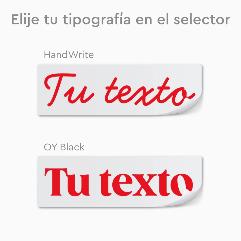 Vinilo Personalizado Rojo - Tamaño S (2.5 x 9 cm) - Imagen 3