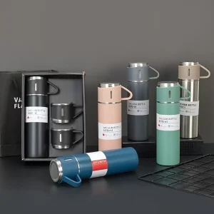 Termo para bebidas calientes y frías con tazas