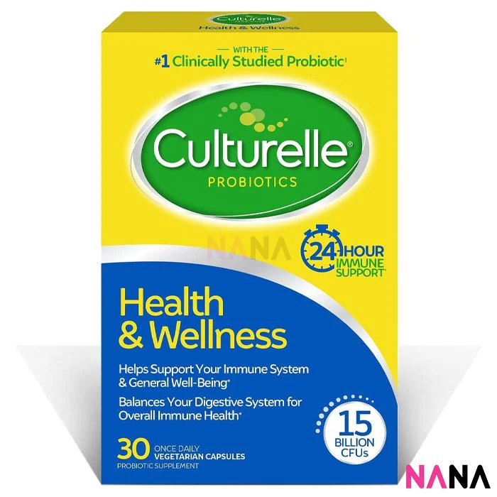 Culturelle Health & Wellness Probiotic 30 Vegetarian Capsules - Imagen 3