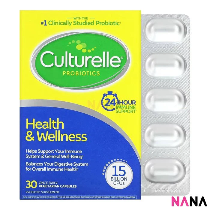 Culturelle Health & Wellness Probiotic 30 Vegetarian Capsules