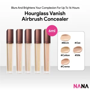 HOURGLASS Vanish Airbrush Concealer 6ml [#Birch, #Cotton, #Creme, #Silk, #Oat]