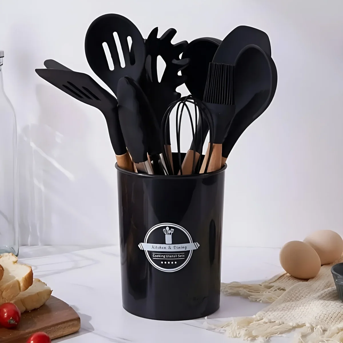 Juego de utensilios de cocina de silicona 11 unidades - Imagen 9