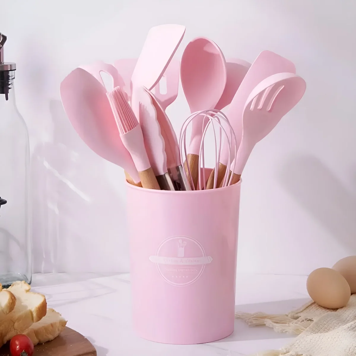 Juego de utensilios de cocina de silicona 11 unidades - Imagen 7