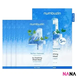 NUMBUZIN No.4 Icy Soothing Mask 5Sheets/box