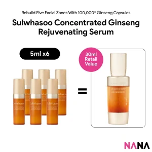 Sulwhasoo Concentrated Ginseng Rejuvenating Serum Sample Pack (5ml x 3/6)