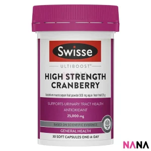 Swisse Ultiboost High Strength Cranberry 25000mg 30 Capsules